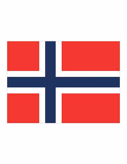 Printwear Norwegen Fahne 90x150 cm Polyester