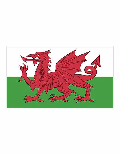 Printwear Wales Fahne 90x150 cm Polyester
