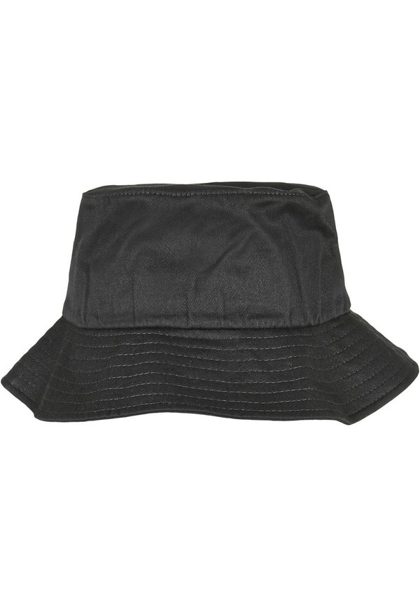 FLEXFIT Bio-Baumwolle Bucket Hat Schwarz