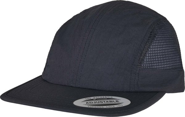 FLEXFIT Nylon Snapback Cap mit Mesh-Einsätzen
