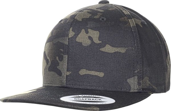 FLEXFIT Snapback Cap Multicam mit Snap-Verschluss