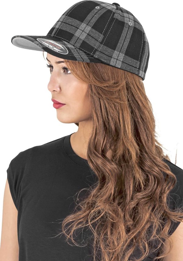 Flexfit Tartan Karo Cap mit Gummizug