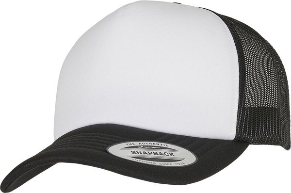 FLEXFIT Curved Foam Trucker Cap mit Mesh
