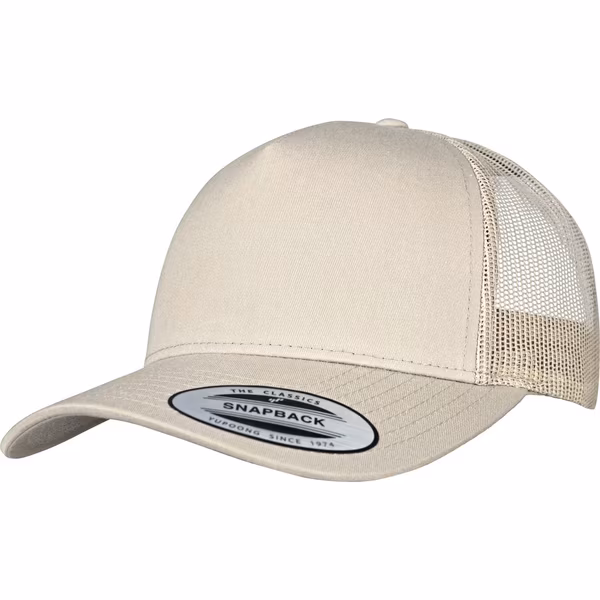 FLEXFIT Casquette Trucker Rétro 5 Panneaux Coton-Mesh