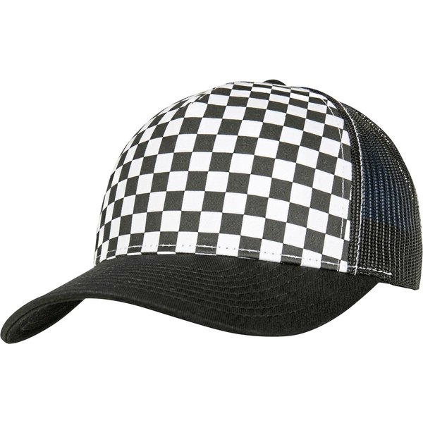 FLEXFIT Checkerboard Retro Trucker Cap