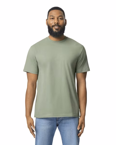 Softstyle Midweight Adult No Label Enzyme Wash T-Shirt