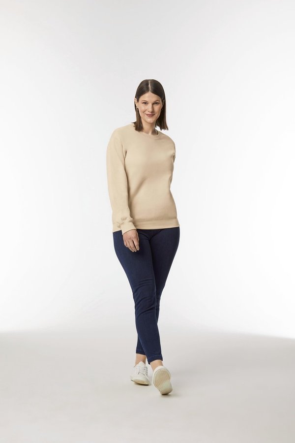 Midweight Fleece Crewneck Sweatshirt cotone