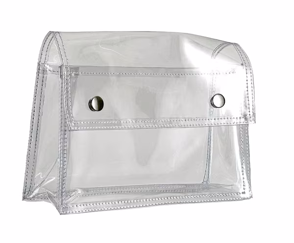 Halfar Transparente Universaltasche mit Druckknöpfen