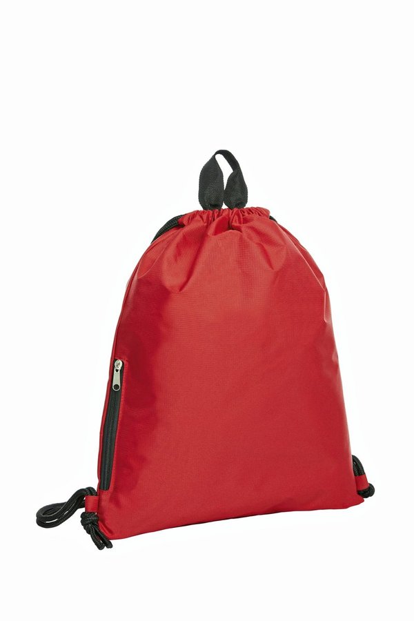 Halfar Kordelzug-Rucksack mit Reißverschlussfach