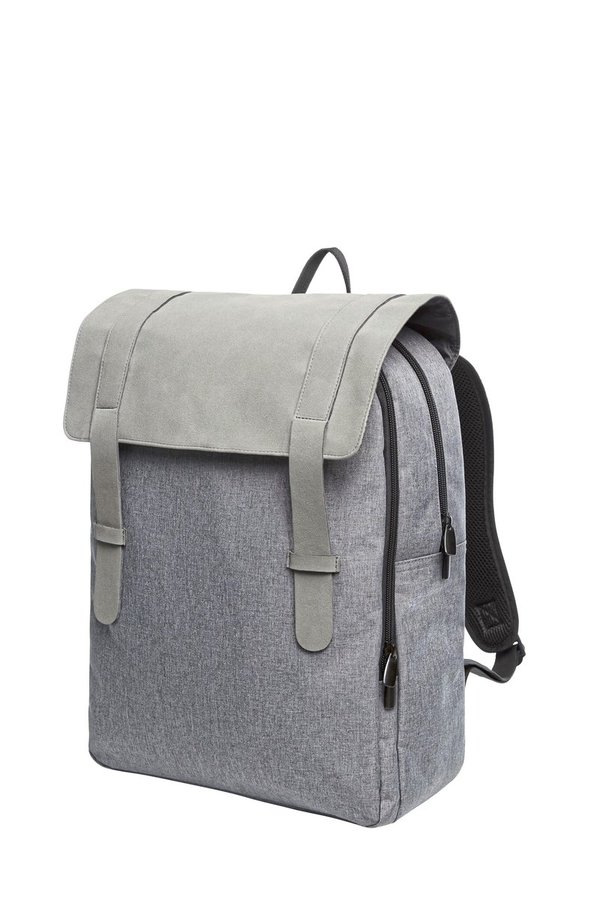 Halfar Urbaner Notebook-Rucksack mit Velours-Kunstleder