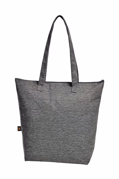 Shopper Jersey with Zip and Long Handles