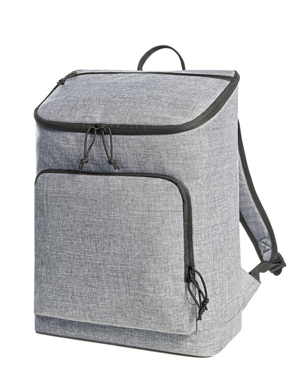 Halfar Kühlrucksack Trend Grau mit Reißverschluss
