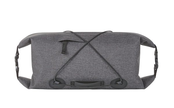 Halfar Graue Melange Fahrradtasche mit Rollverschluss