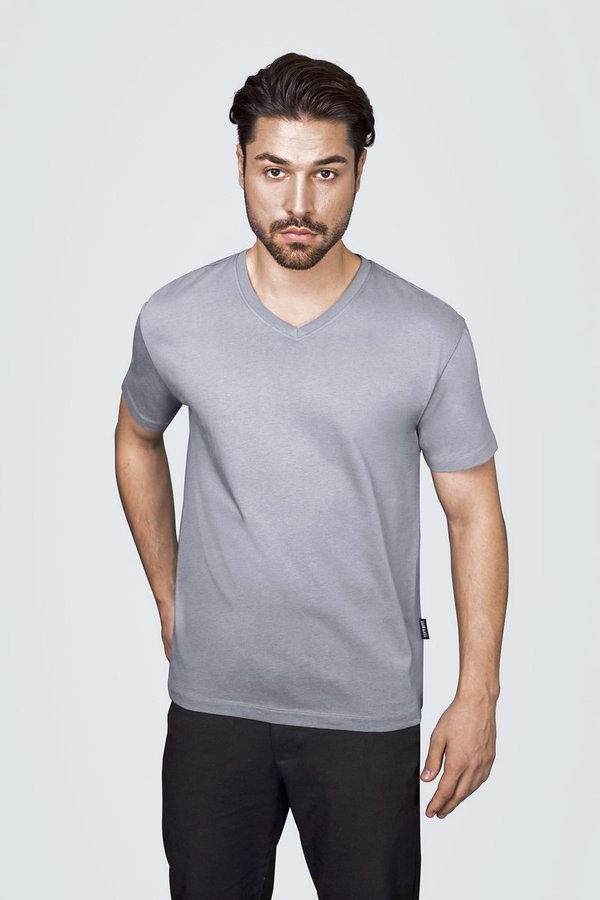 HRM V-Ausschnitt T-Shirt Bio-Baumwolle für Herren