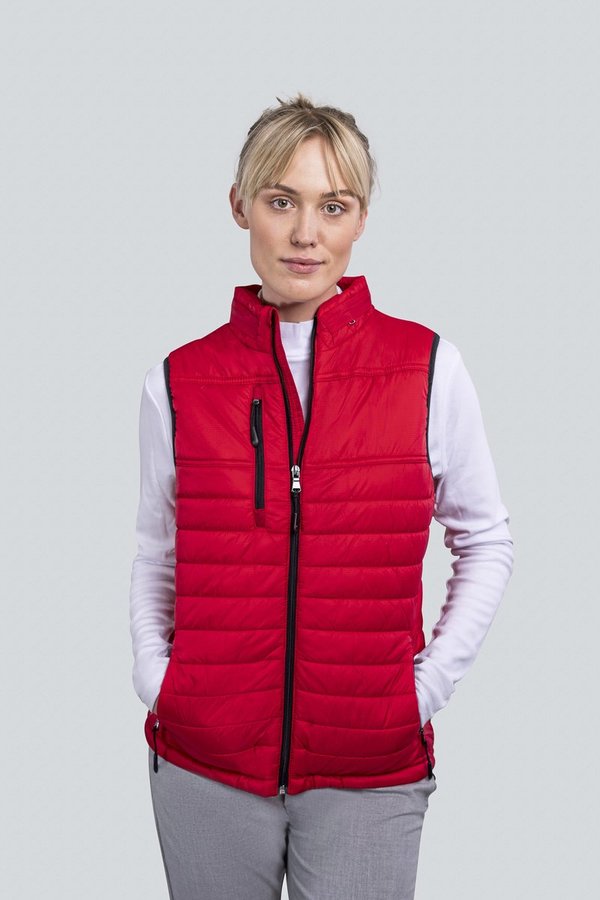 HRM Steppweste mit Kapuze und Taschen für Damen