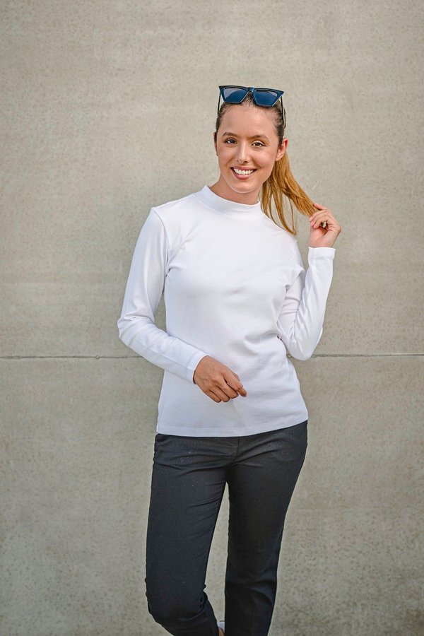 Women´s Premium Highneck Longsleeve Tees
