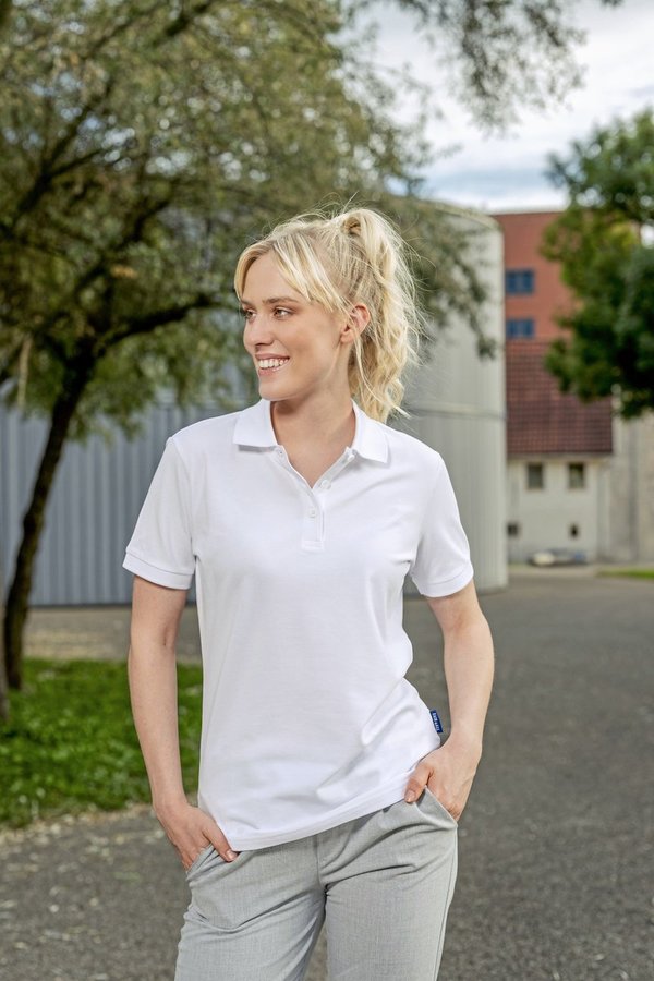 HRM Luxus Piqué Poloshirt mit Seitenschlitzen