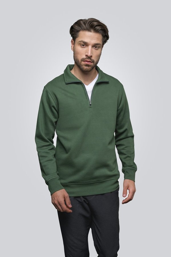 HRM Unisex Premium Zip-Sweatshirt Black XS (HRM904)