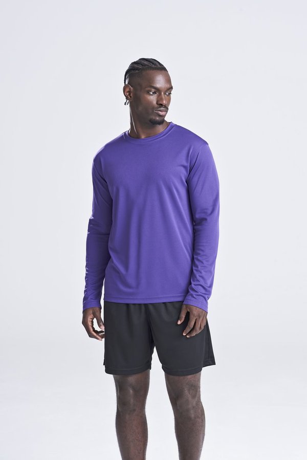 Just Cool Langarm T-Shirt mit UV-Schutz 40+