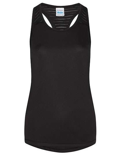 Just Cool Workout Vest mit Mesh-Racerback für Damen