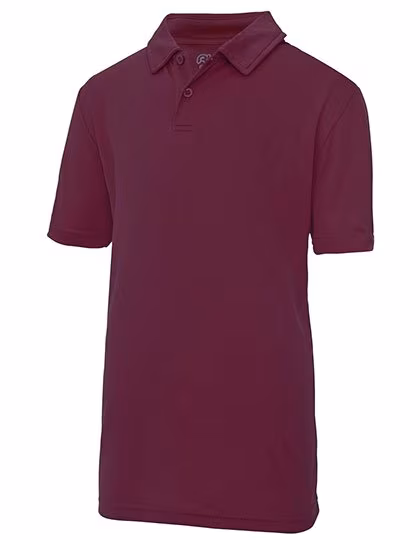 Just Cool Kurzarm-Poloshirt mit Feuchtigkeitsregulierung, Burgundy 3/4 (XS), JC040J