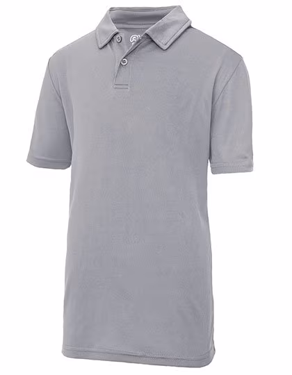 Just Cool Kurzarm-Poloshirt mit Feuchtigkeitsregulierung, Heather Grey (Solid) 3/4 (XS), JC040J
