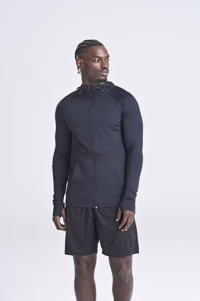 Just Cool Slim Fit Zoodie with Contrast Sleeves