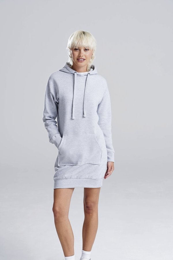 Just Hoods Hoodie Dress mit Kängurutasche und Kapuze