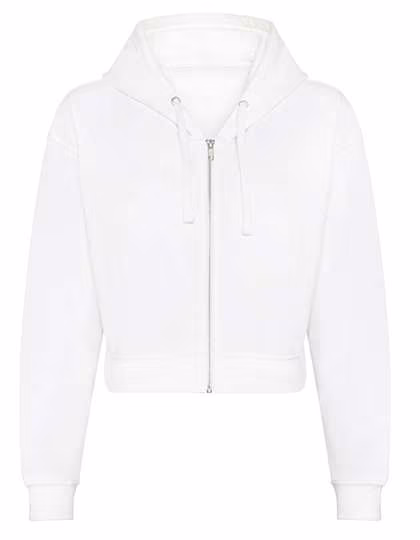Just Hoods Zoodie court avec fermeture éclair pour femme