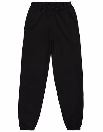 Just Hoods College Cuffed Jogpants aus Baumwolle, Deep Black S, JH072