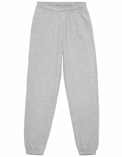 Just Hoods College Cuffed Jogpants aus Baumwolle, Heather Grey S, JH072