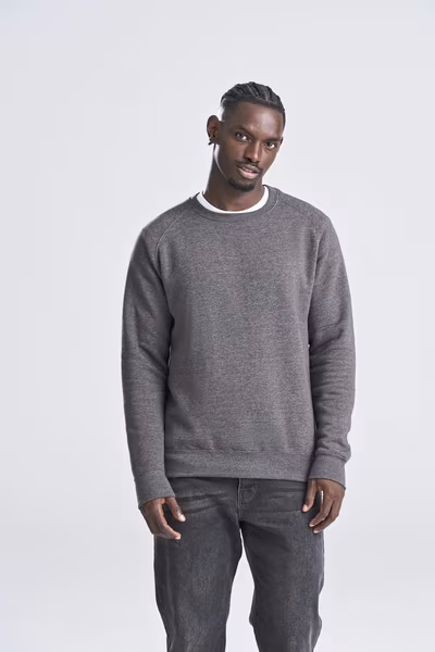 Just Hoods Graduate Heavyweight Sweatshirt mit Raglanärmeln