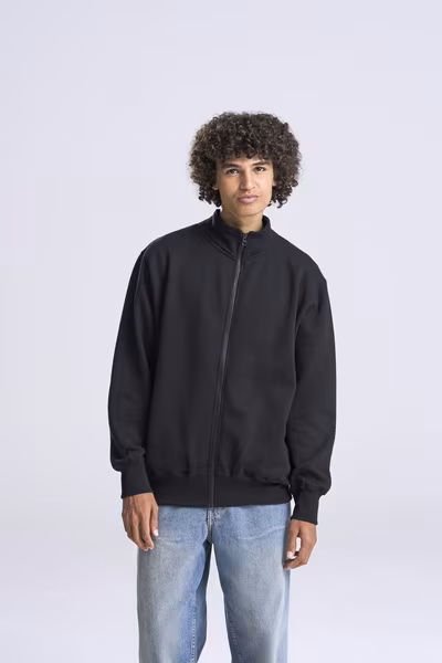 Just Hoods Campus Full Zip Sweatshirt mit Reißverschluss
