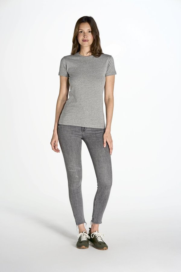 JHK Slim Fit Premium T-Shirt Baumwolle für Damen