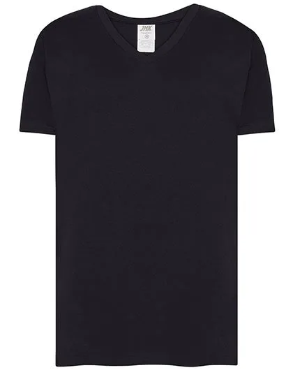 JHK Urbanes V-Ausschnitt T-Shirt Slim-Fit