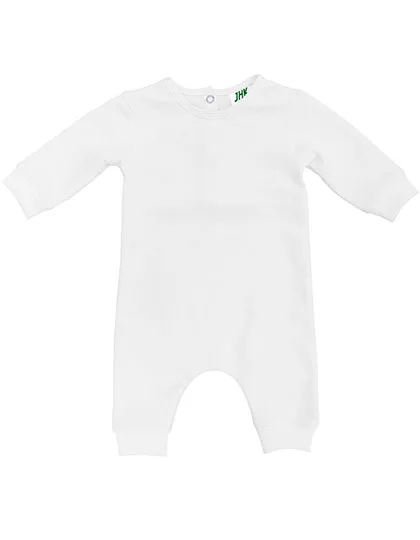 JHK Baby Playsuit Long Sleeve White 3 Monate (JHK325)