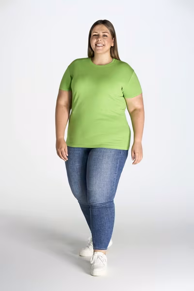 JHK Curves T-Shirt aus Baumwolle für Damen