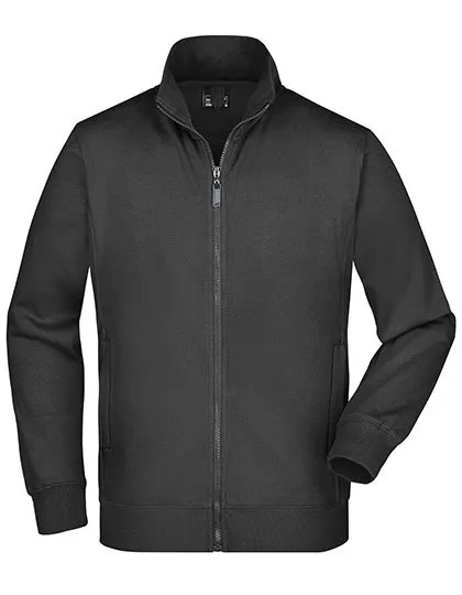 James&Nicholson Sweat Jacket with Zip Pockets for Men