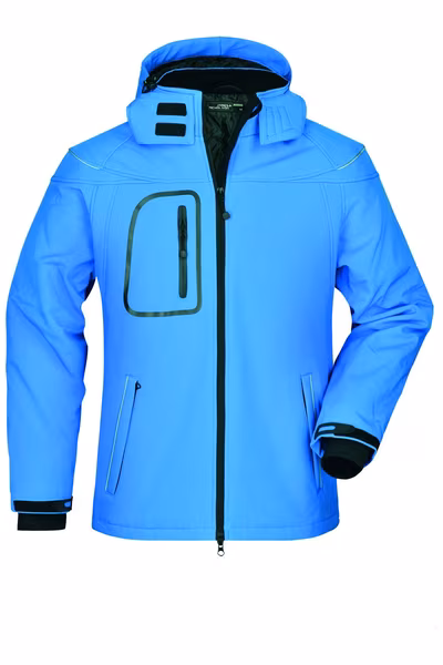 Winter-Veste softshell a capuche pour homme