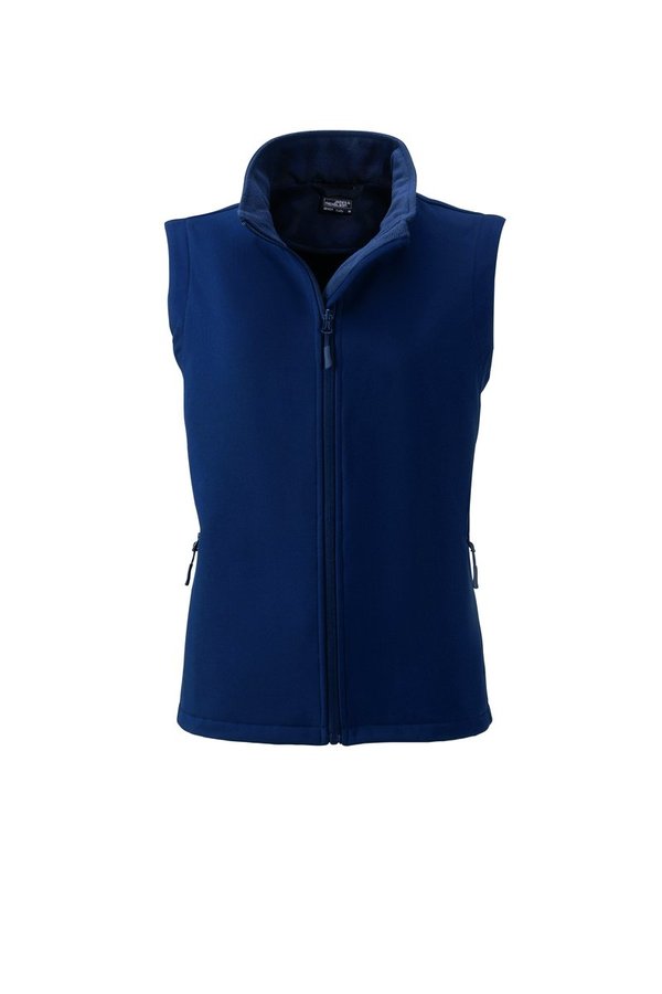 James&Nicholson Softshell Weste mit Microfleece für Damen