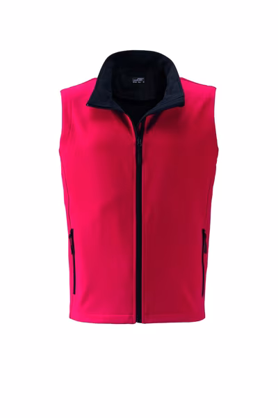James&Nicholson Softshell Gilet with Microfleece for Men