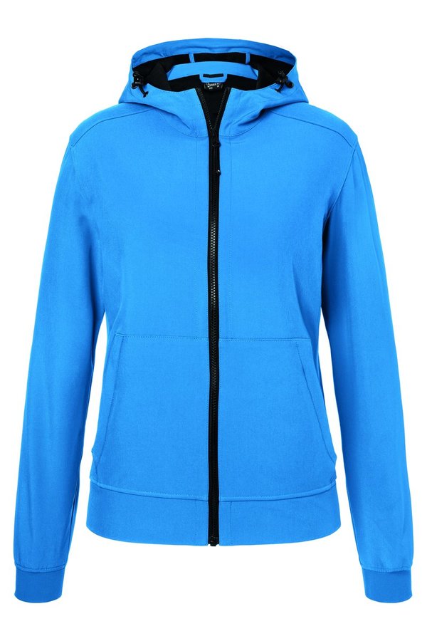 James&Nicholson Softshelljacke mit Kapuze für Damen