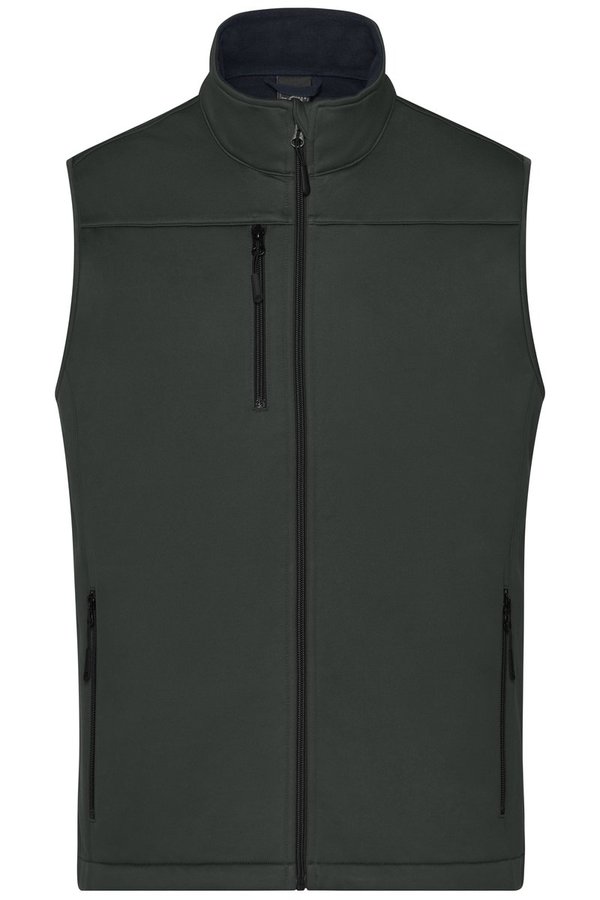 James&Nicholson Softshell-Weste aus Recyclingmaterial für Herren