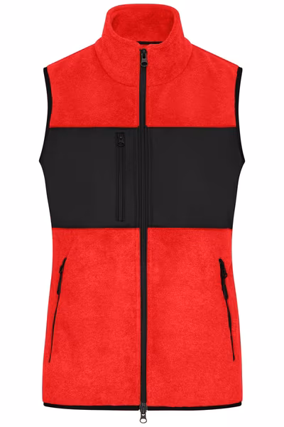 James&Nicholson Fleece Gilet with 5 Pockets for Women