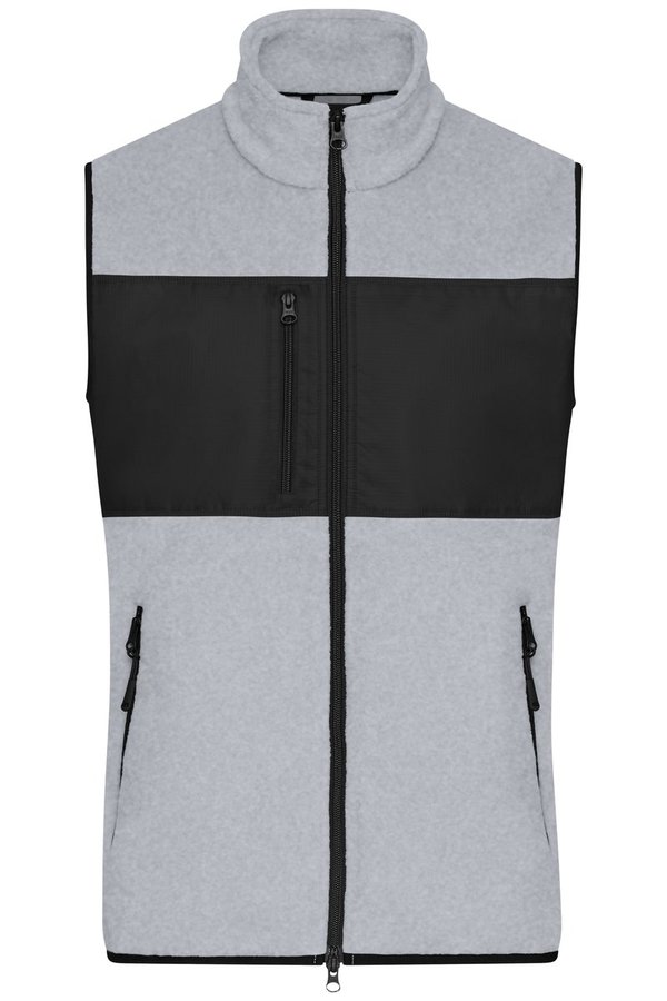 James&Nicholson Fleece Weste mit Taschen für Herren