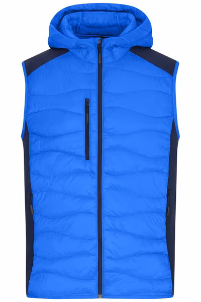 James&Nicholson Gilet Ibrido con Imbottitura Sorona® da Uomo