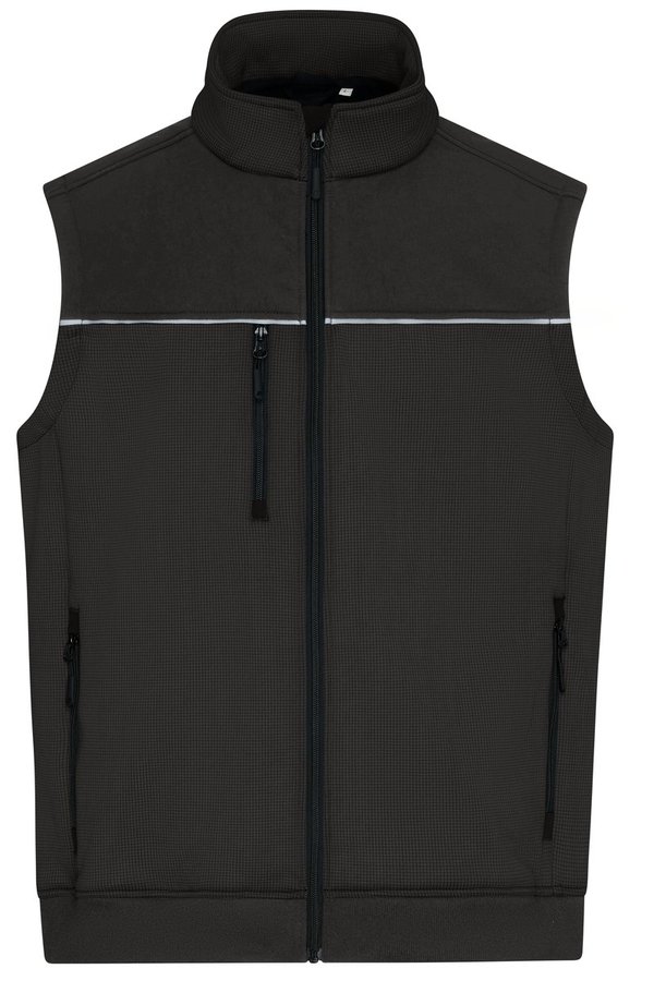 James&Nicholson Hybrid Workwear Weste mit Sherpa-Innenfutter