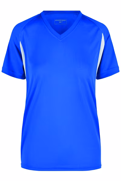 James&Nicholson Running-T-Shirt mit Mesh-Einsätzen für Damen