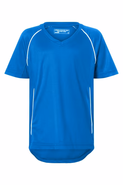 James&Nicholson Junior Team Shirt with V-Neck