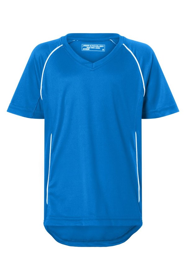 James&Nicholson Junior Team Shirt mit V-Ausschnitt